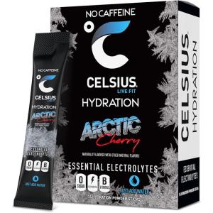 imageCELSIUS Hydration Fruit Punch Sugar Free Electrolyte Hydration Drink Mix Pack of 14Arctic Cherry