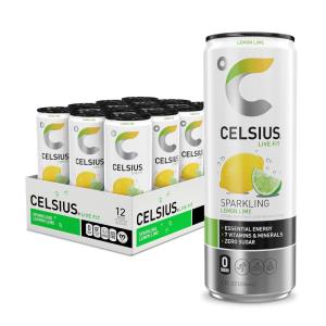 imageCELSIUS Sparkling Kiwi Strawberry Sugar Free Energy Drink 12 Fl Oz Pack of 12Lemon Lime