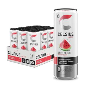 imageCELSIUS Sparkling Kiwi Strawberry Sugar Free Energy Drink 12 Fl Oz Pack of 12Watermelon