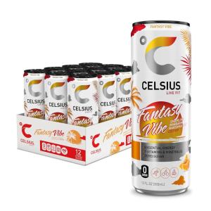 imageCELSIUS ASTRO VIBE Sparkling Blue Razz Sugar Free Energy Drink 12 Fl Oz Pack of 12Fantasy Vibe